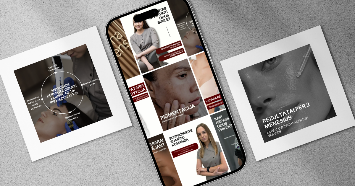 Derma Sapiens klinika — projekto pavyzdys